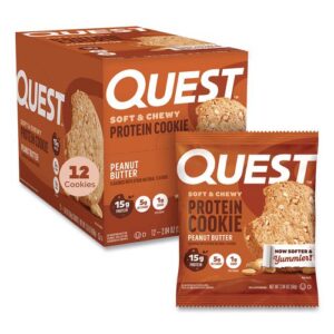 Gluten Free Protein Cookies, Peanut Butter, 2.04 oz Pack, 12/Box