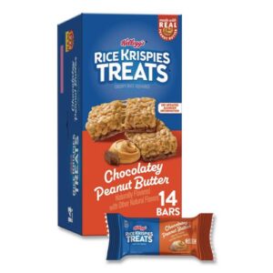 Rice Krispies Treats Crispy Rice Squares, Chocolatey Peanut Butter, 0.78 oz Bar...