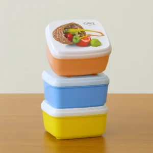 3 PC Mini Food Storage Box Compact Kitchen Storage Set