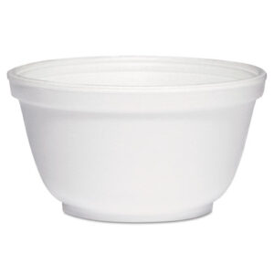 Insulated Foam Bowls, 10 oz, White, 50/Pack, 20 Packs/Carton