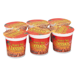 Honey Nut Cheerios Cereal, Single-Serve 1.8 oz Cup, 6/Box