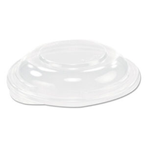 PresentaBowls Clear Dome Lids, 5.4" Diameter x 1.1" h, Plastic, 504/Carton