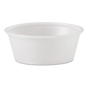 Polystyrene Portion Cups, 1.5 oz, Plastic, Translucent, 2,500/Carton