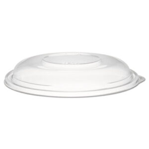 PresentaBowls Clear Dome Lids, 7.3" Diameter x 1.1" h, Clear, Plastic, 63 Lids/Bag...
