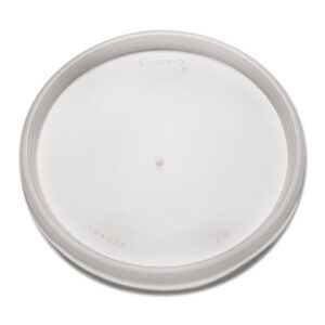 Plastic Lids for Foam Cups, Bowls and Containers, Flat, Vented, Fits 6 oz to 32 oz...