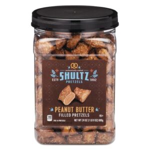 Pretzels, Peanut Butter, 24 oz Tub