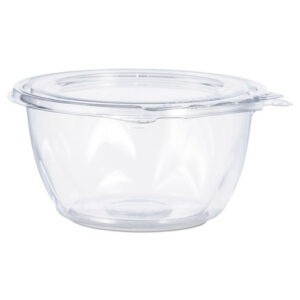 SafeSeal Tamper-Resistant, Tamper-Evident Bowls with Flat Lid, 16 oz...