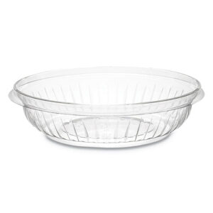 PresentaBowls Clear Bowls, 8 oz, 5.3" Diameter x 1.4" h, Clear, Plastic, 504/Carton
