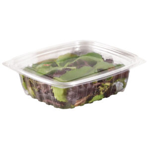 ClearPac Clear Container Lids, Flat, 6.5 x 7.5, Clear, Plastic, 63/Pack, 8...