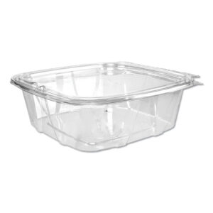 ClearPac SafeSeal Tamper-Resistant/Evident Containers, Flat Lid, 48 oz...