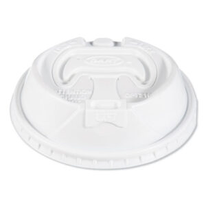 Optima Reclosable Lids for Hot Paper Cups, Fits 10 oz to 24 oz Hot Cups, Plastic...
