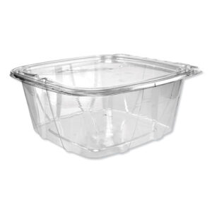 ClearPac SafeSeal Tamper-Resistant/Evident Containers, Flat Lid, 64 oz...