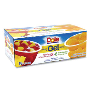 Fruit in Gel Cups, Mandarins/Orange, Peaches/Strawberry, 4.3 oz...