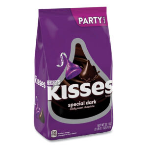 KISSES Special Dark Chocolate Candy, Party Pack, 32.1 oz Bag