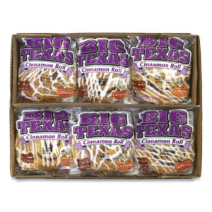 Big Texas Cinnamon Roll, 4 oz Box, 12/Carton
