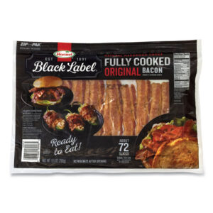 Fully Cooked Bacon, Original, 9.5 oz Package, Approximately 72...