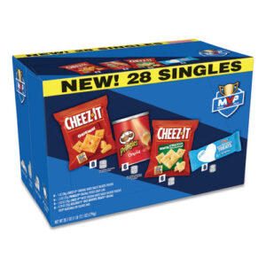 MVP Singles Variety Pack, Cheez-it Original/White Cheddar; Pringles Original...
