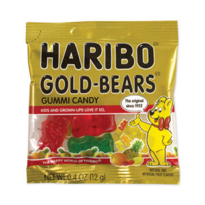 Goldbears Gummi Candy, 0.4 oz Pouches, Lemon; Orange; Pineapple...