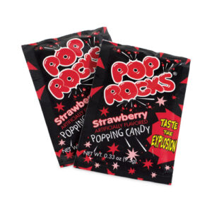 Sugar Candy,Strawberry, 0.33 oz Pouches, 24/Carton