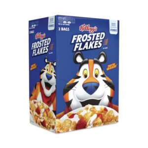 Frosted Flakes Breakfast Cereal, 61.9 oz Bag, 2 Bags/Box