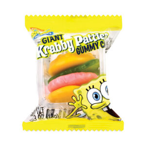 SpongeBob Squarepants Giant Krabby Patties Gummy Candy, 0.63 oz Pack...