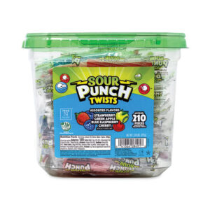 Twists, Variety, 2.59 lb Tub, Approx. 210 Pieces