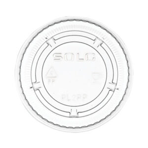 Portion/Souffle Cup Lids, Fits 1.5 oz to 2.5 oz Portion Containers, Plastic, Clear...