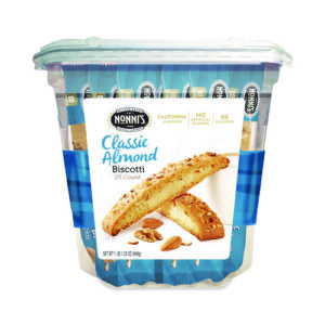 Biscotti, Classic Almond, 0.69 oz Individually Wrapped, 25/Pack