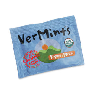 VerMints Organic Mints/Pastilles, Peppermint, 2 Mints/0.7 oz Individually...