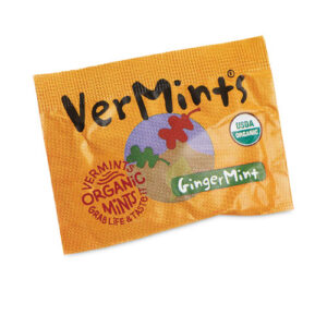 VerMints Organic Mints/Pastilles, Gingermint, 2 Mints/0.7 oz Individually...