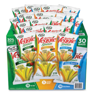 Veggie Straws, Cheddar Cheese/Sea Salt/Zesty Ranch, 1 oz Bag, 30...