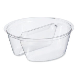 Plastic Cup Insert, 3.5 oz, 3.6" Diameter x 1.3" h, Clear, 1,000/Carton