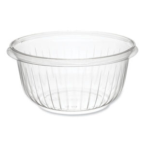 PresentaBowls Clear Bowls, 16 oz, Plastic, 63/Bag, 504/Carton