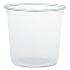Microgourmet Plastic Deli Container, 24 oz, 4.7" Diameter x 4.18" h...