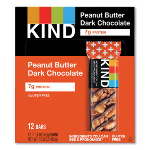 Plus Nutrition Boost Bar, Peanut Butter Dark Chocolate/Protein, 1.4 oz...