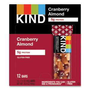 Plus Nutrition Boost Bar, Cranberry Almond and Antioxidants, 1.4 oz Bar...
