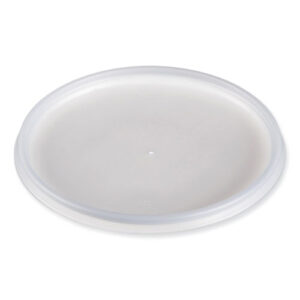 Plastic Lids for Foam Cups, Bowls and Containers, Vented, Fits 12 oz to 60...