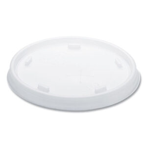 Plastic Cold Cup Lids, Fits 8 oz to 9 oz Cold Cups, Translucent, 100/Pack...