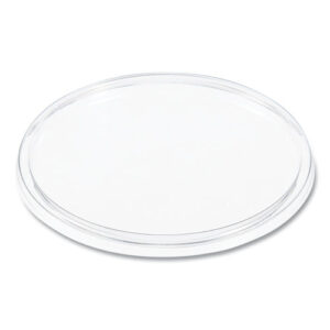 Plastic Lids for Foam Cups, Bowls and Containers, Flat, Not Vented, Fits 6 oz to 32...
