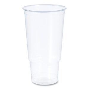 Conex ClearPro Plastic Cold Cups, 32 oz, Clear, 25/Bag, 20 Bags/Carton