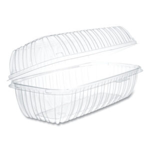 Showtime Clear Hinged Containers, Hoagie Container, 29.9 oz, 5.1 x...