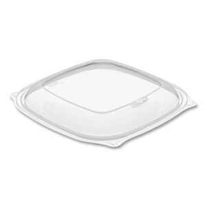 PresentaBowls Pro Clear Square Bowl Lids, Large Vented Square, 8.5 x 8.5 x...