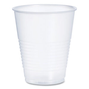 High-Impact Polystyrene Squat Cold Cups, 12 oz, Plastic, Translucent...