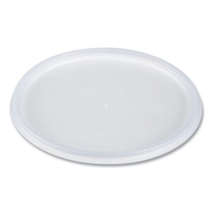 Plastic Lids for Foam Containers, Flat, Vented, Fits 24 oz to 32 oz, Translucent...