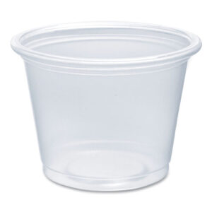 Conex Complements Portion/Medicine Cups, 1 oz, Plastic, Clear, 125/Bag, 20...