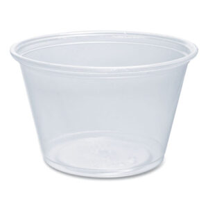 Conex Complements Portion/Medicine Cups, 4 oz, Plastic, Clear...