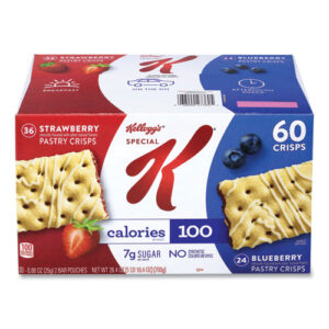 Special K Pastry Crisps, (36) Strawberry; (24) Blueberry, 0.88 oz, 2/Pouch, 30...