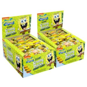 SpongeBob Squarepants Giant Krabby Patties Gummy Candy, Fruity, 0.63 oz...