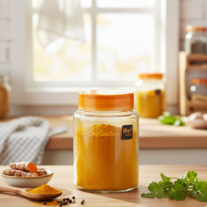 Ziba Airtight 180 ML Glass Jar With Lid Small