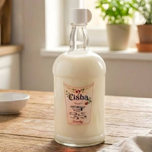 Ziba 2000 ML Glass Bottle with Lid